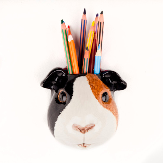 Quail Ceramics Guinea Pig Wall Vase Small