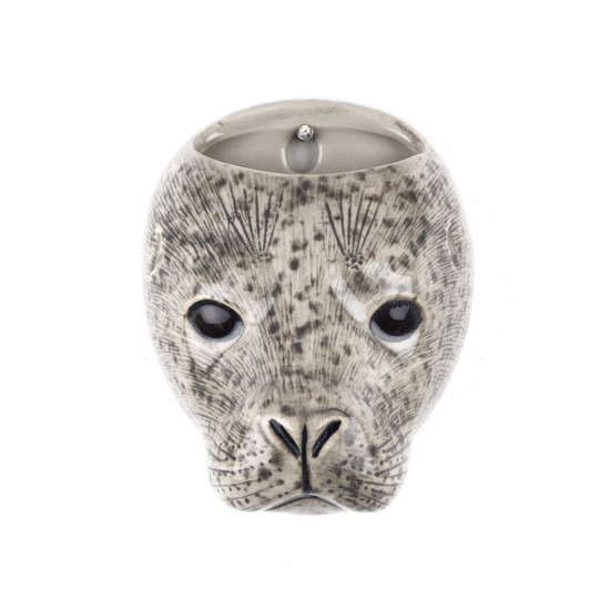 Quail Ceramics Harbour Seal Wall Vase Small