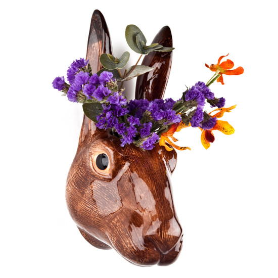 Quail Ceramics Hare Wall Vase Large