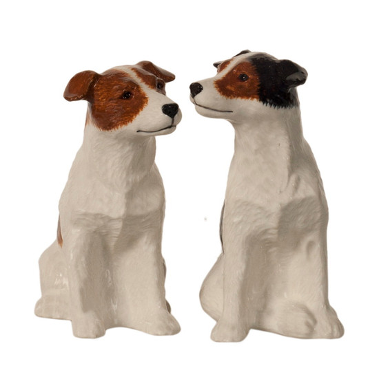 quail ceramics Jack Russell Salt and Pepper