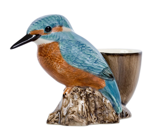 quail ceramics Kingfisher Egg Cup