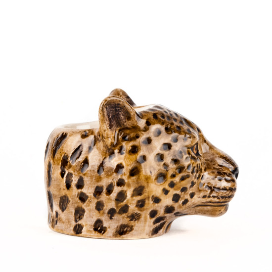 Quail Ceramics Leopard Face Egg Cup