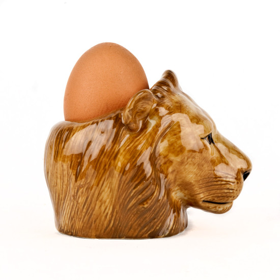 Quail Ceramics Lion Face Egg Cup