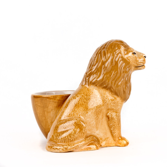 Quail Ceramics Lion With Egg Cup **2 FOR 1**