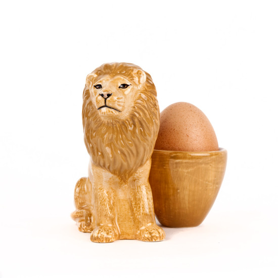 Quail Ceramics Lion With Egg Cup **2 FOR 1**
