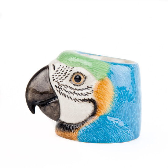 Quail Ceramics Macaw Face Egg Cup