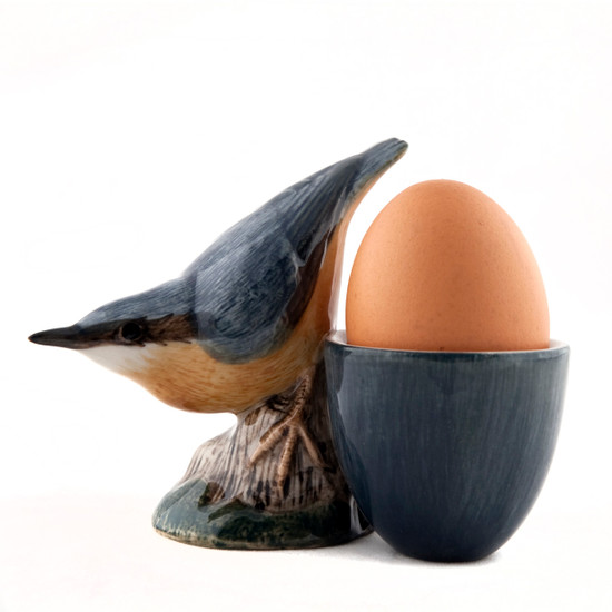 quail ceramics Nuthatch Egg Cup