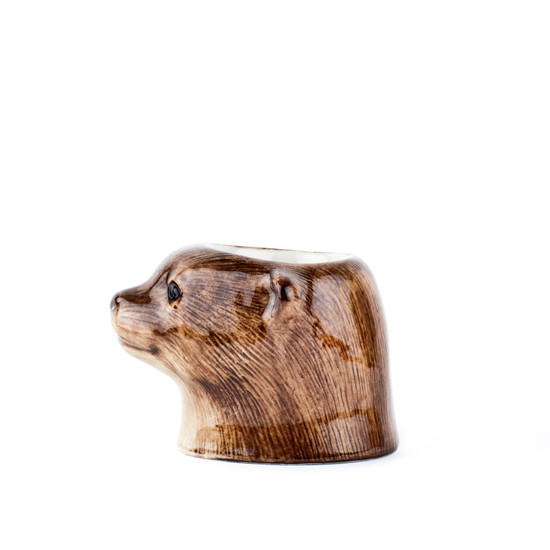 Quail Ceramics Otter Face Egg Cup