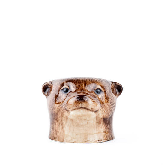 quail ceramics Otter Face Egg Cup