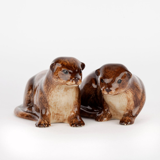 Quail Ceramics Otter Salt And Pepper