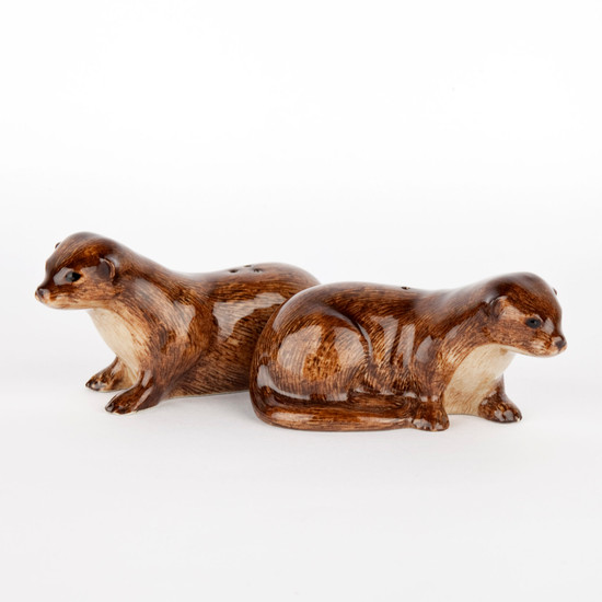Quail Ceramics Otter Salt And Pepper