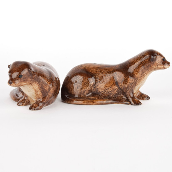 quail ceramics Otter Salt and Pepper