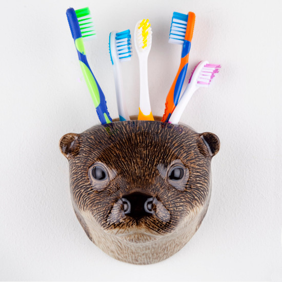 Quail Ceramics Otter Wall Vase Small