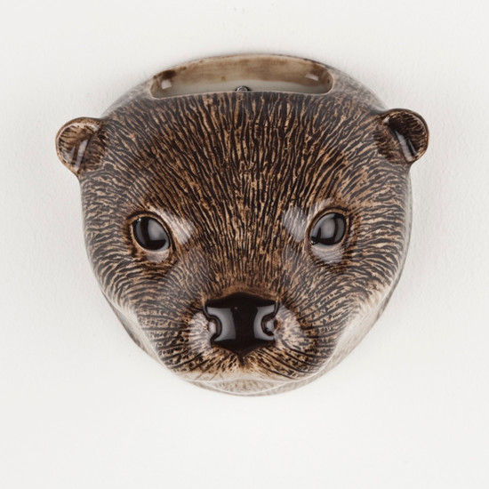 Quail Ceramics Otter Wall Vase Small