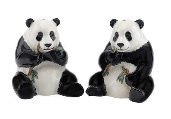 quail ceramics Panda Salt and Pepper