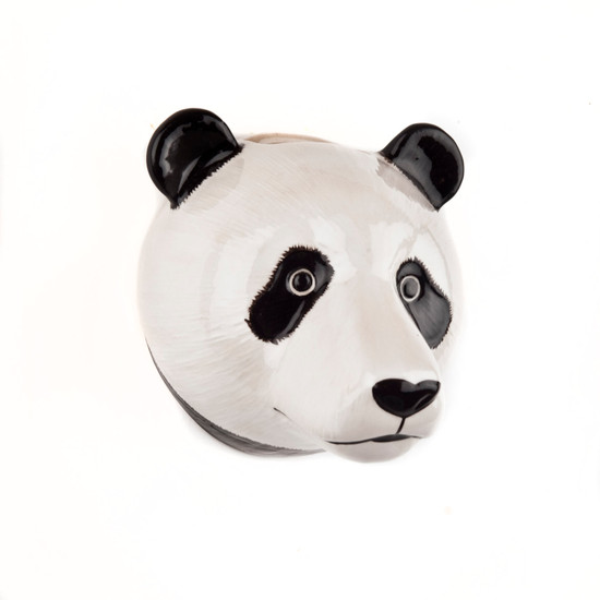 quail ceramics Panda Wall Vase small