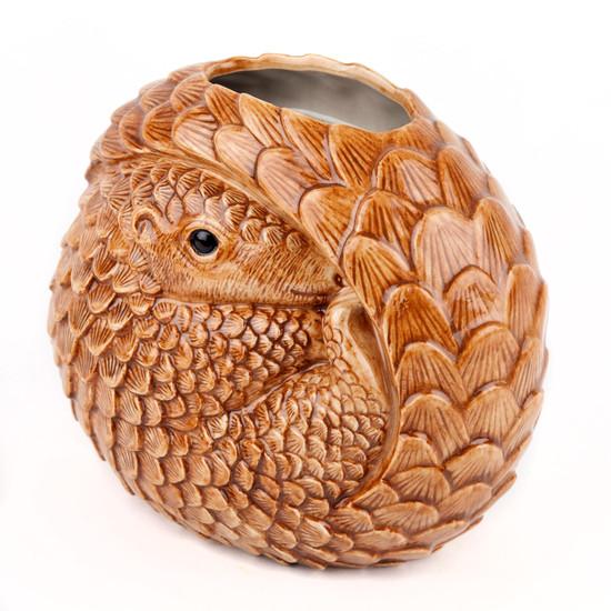 Quail Ceramics Pangolin Flower Vase
