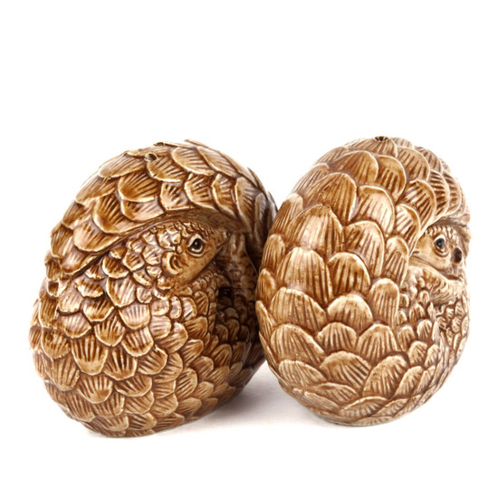 Quail Ceramics Pangolin Salt And Pepper