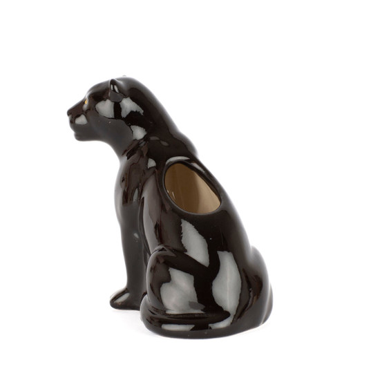 Quail Ceramics Panther Bud Vase