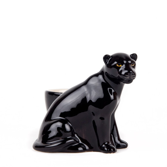 Quail Ceramics Panther With Egg Cup **2 FOR 1**