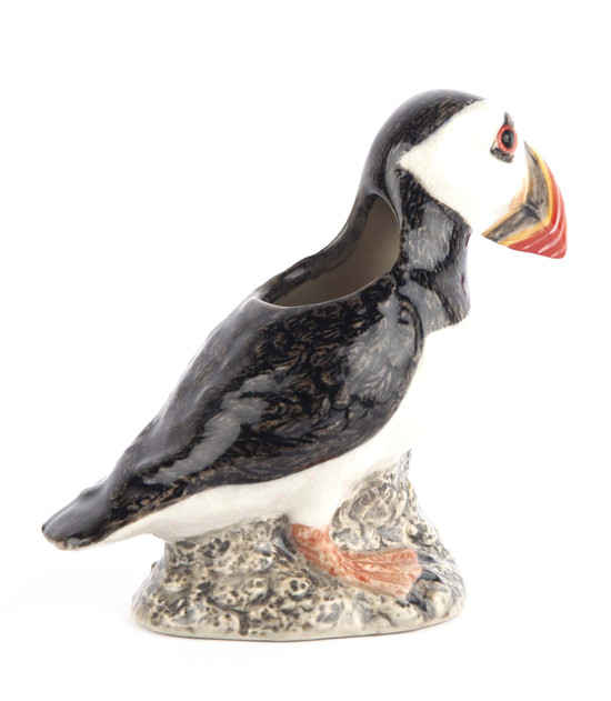 Quail Ceramics Puffin Bud Vase