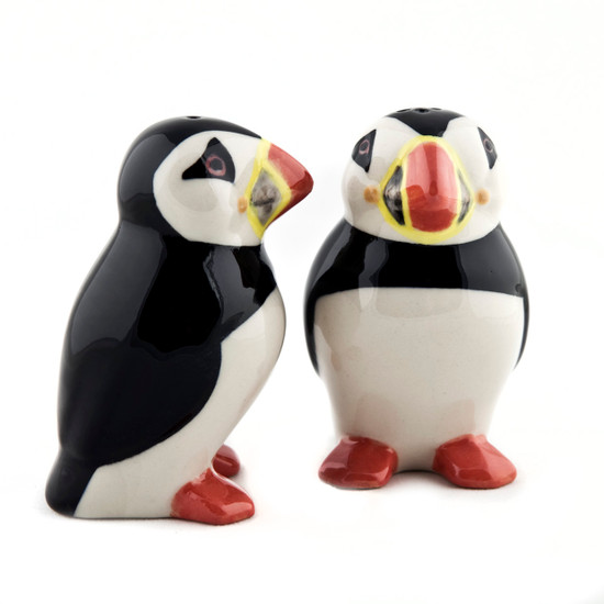 Quail Ceramics Puffin Figures (2)