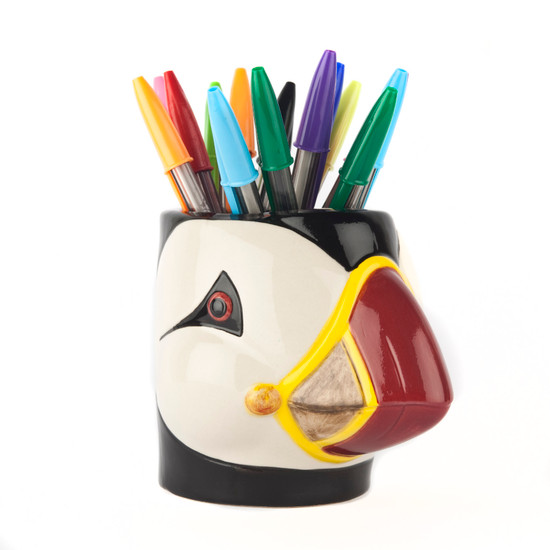 Quail Ceramics Puffin Pen Pot