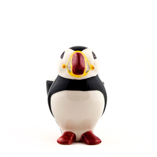 Quail Ceramics Puffin With Egg Cup