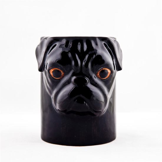 Quail Ceramics Pug Pen Pot Black