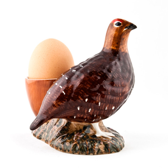 Quail Ceramics Red Grouse Egg Cup
