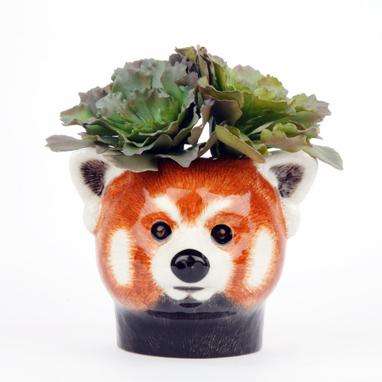 Quail Ceramics Red Panda Pencil Pot