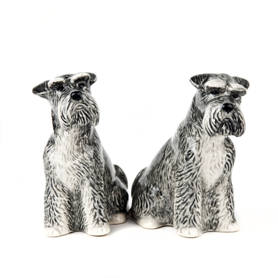 Quail Ceramics Schnauzer Salt And Pepper
