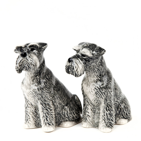 Quail Ceramics Schnauzer Salt And Pepper