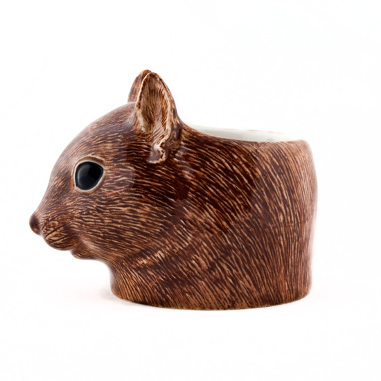 Quail Ceramics Squirrel Face Egg Cup