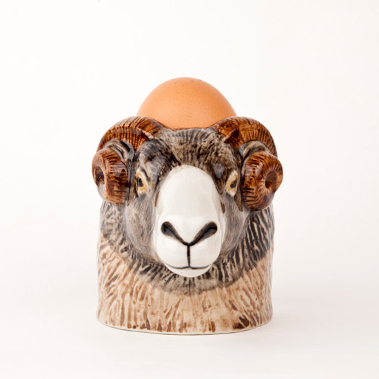 Quail Ceramics Swaledale Sheep Face Egg Cup