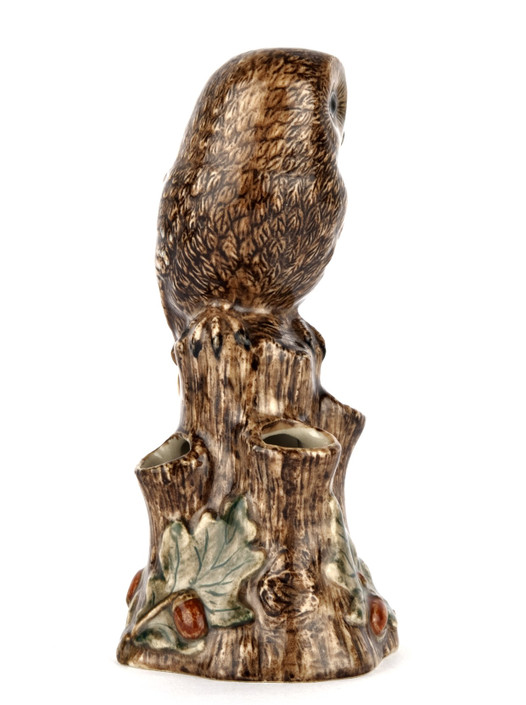 Quail Ceramics Tawny Owl Bud Vase