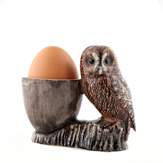 quail ceramics Tawny Owl Egg Cup