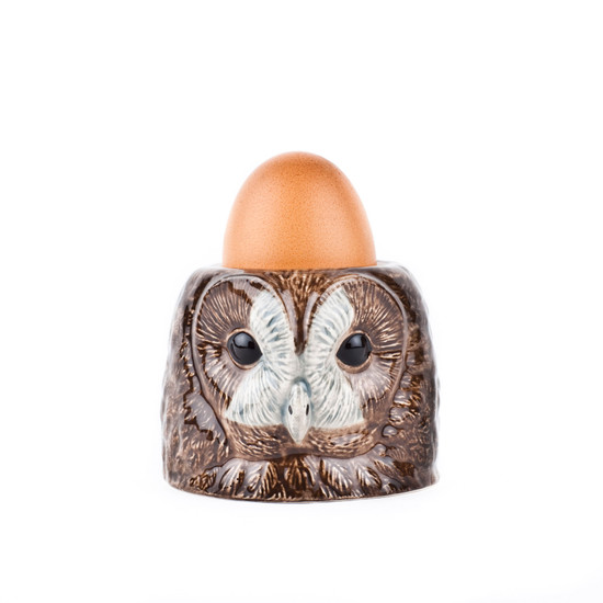 Quail Ceramics Tawny Owl Face Egg Cup