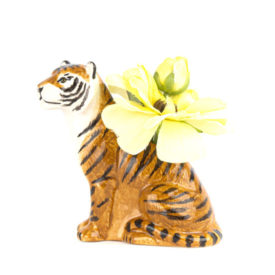 quail ceramics Tiger Bud Vase