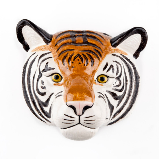 Quail Ceramics Tiger Wall Vase
