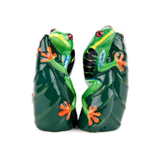 Quail Ceramics Tree Frog Salt And Pepper