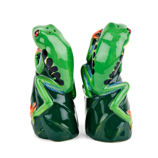 Quail Ceramics Tree Frog Salt And Pepper