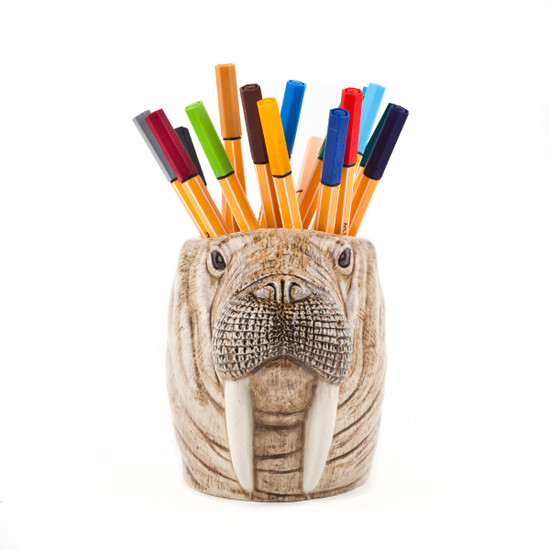 Quail Ceramics Walrus Pencil Pot