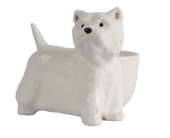 quail ceramics Westie Egg Cup