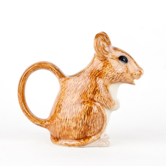 Quail Ceramics Wood Mouse Jug