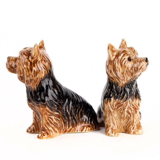 Quail Ceramics Yorkshire Terrier Salt And Pepper