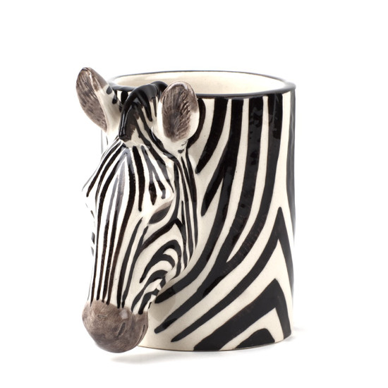 Quail Ceramics Zebra Pencil Pot