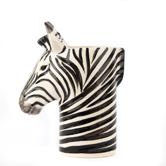 Quail Ceramics Zebra Utensil Pot