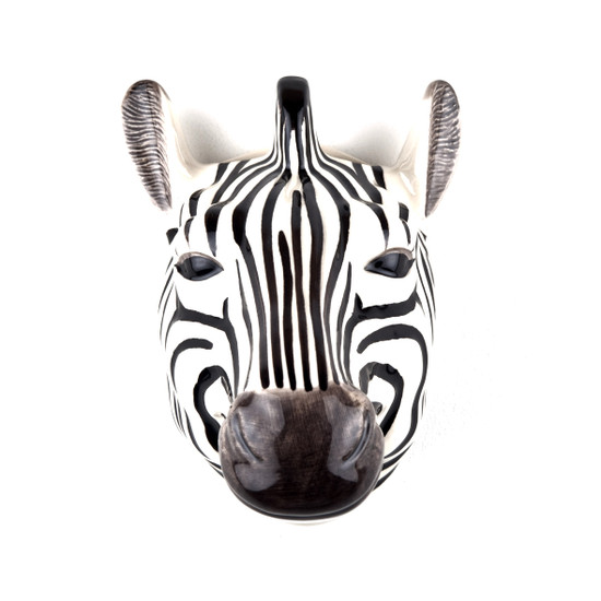 Quail Ceramics Zebra Wall Vase Large