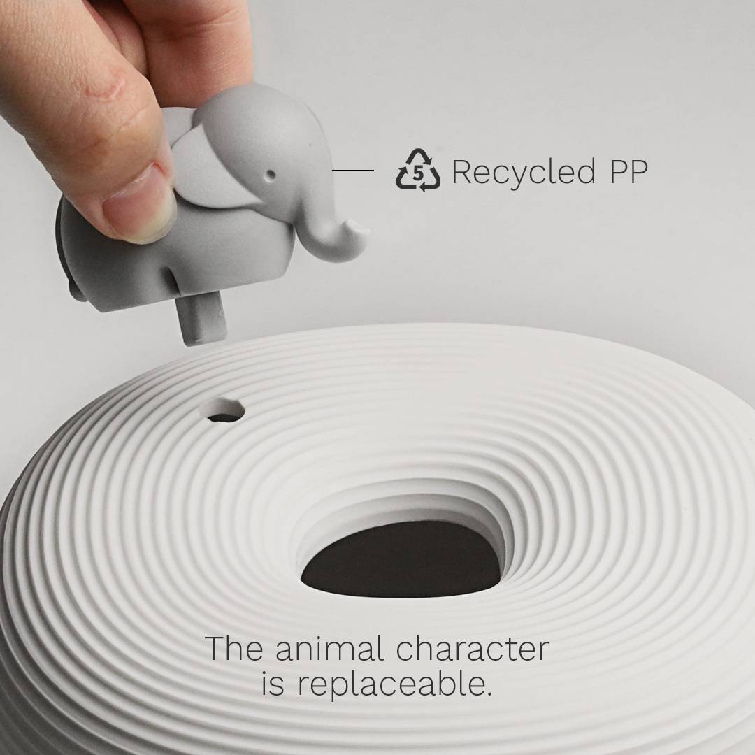 Qualy Mini Pebble Tissue Holder (with Animal Choices)
